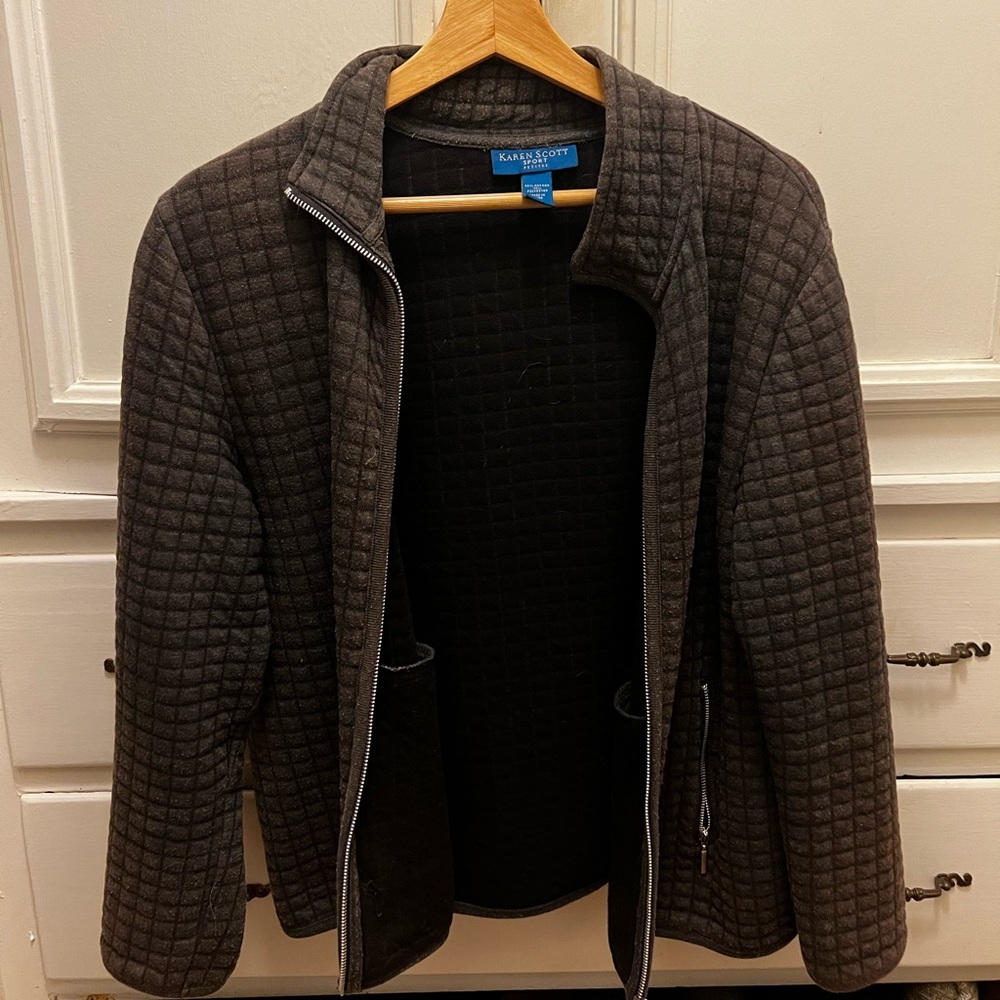 Quilted Fleece Jacket